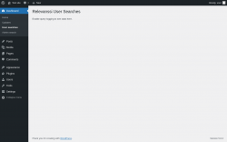 Page screenshot: Dashboard &rarr; User searches