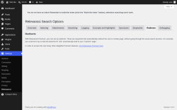 Page screenshot: Settings &rarr; Relevanssi &rarr; 
			Redirects