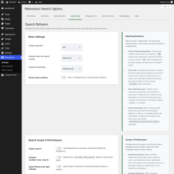 Page screenshot: Relevanssi &rarr; 
			Searching