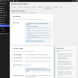 Page screenshot: Relevanssi &rarr; 
			Admin & Dev