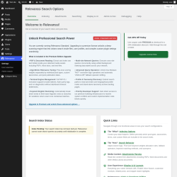 Page screenshot: Relevanssi