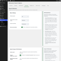 Page screenshot: Relevanssi &rarr; 
			Searching