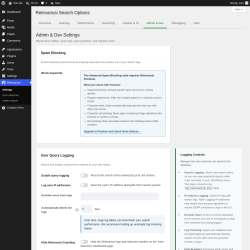 Page screenshot: Relevanssi &rarr; 
			Admin & Dev