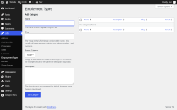 Page screenshot: Jobs &rarr; Employment Types