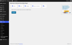 Page screenshot: Settings &rarr; Remove Author,date & Entry-Meta