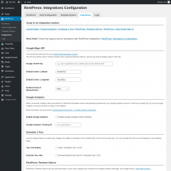 Page screenshot: RentPress → Integrations