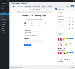 Page screenshot: Rentsyst → Design