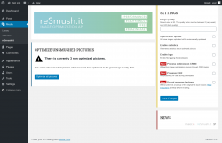 Page screenshot: Media &rarr; reSmush.it