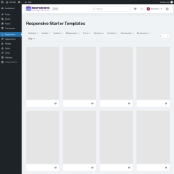 Page screenshot: Responsive
