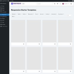 Page screenshot: Responsive