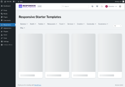 Page screenshot: Responsive