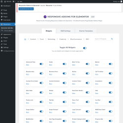 Page screenshot: Responsive