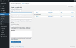 Page screenshot: Gallery &rarr; Categories