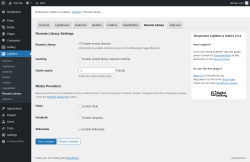 Page screenshot: Lightbox → Remote Library