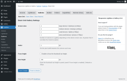 Page screenshot: Lightbox → Galleries