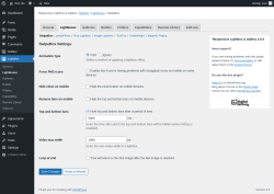 Page screenshot: Lightbox &rarr; Lightboxes