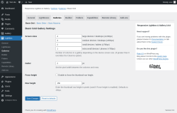Page screenshot: Lightbox &rarr; Galleries