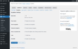 Page screenshot: Lightbox &rarr; Lightboxes