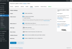 Page screenshot: Lightbox &rarr; Folders