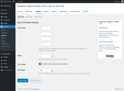 Page screenshot: Lightbox &rarr; Galleries