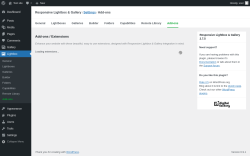 Page screenshot: Lightbox &rarr; Add-ons