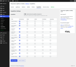 Page screenshot: Lightbox &rarr; Capabilities