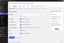 Page screenshot: Lightbox &rarr; Lightboxes