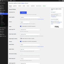 Page screenshot: Lightbox &rarr; Lightboxes &rarr; General