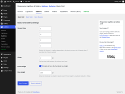 Page screenshot: Lightbox &rarr; Galleries