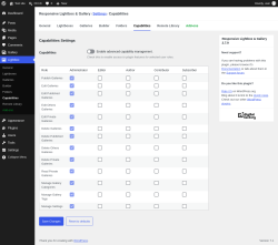 Page screenshot: Lightbox &rarr; Capabilities