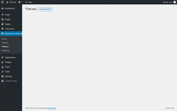 Page screenshot: Responsive Menu &rarr; Themes