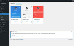 Page screenshot: Responsive Menu &rarr; Themes