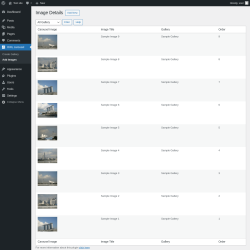 Page screenshot: OWL carousel → Add Images