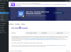 Page screenshot: Bookings → About Us