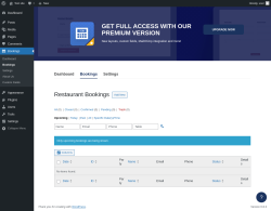 Page screenshot: Bookings → Bookings