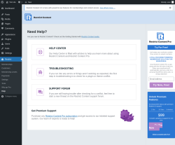 Page screenshot: Restrict → Help