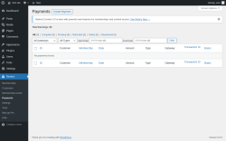 Page screenshot: Restrict → Payments