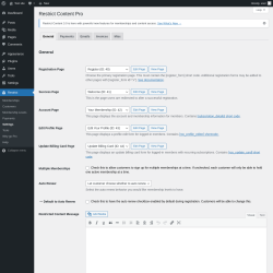 Page screenshot: Restrict → Settings