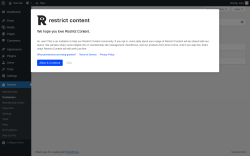 Page screenshot: Restrict → Customers