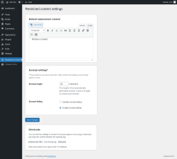 Page screenshot: Restricted content