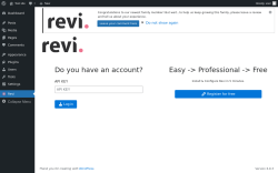 Page screenshot: Revi