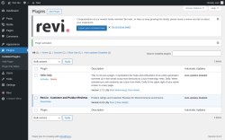Page screenshot: Plugins ‹ Test site — WordPress