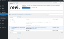 Page screenshot: Plugins ‹ Test site — WordPress