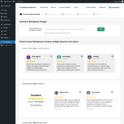 Page screenshot: Wordpress Plugin reviews ‹ Test site — WordPress