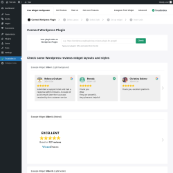 Page screenshot: Wordpress Plugin reviews ‹ Test site — WordPress