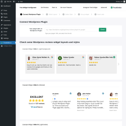 Page screenshot: Wordpress Plugin reviews ‹ Test site — WordPress