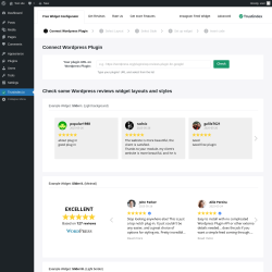 Page screenshot: Wordpress Plugin reviews ‹ Test site — WordPress