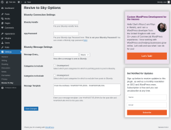 Page screenshot: Settings &rarr; Revive To Sky