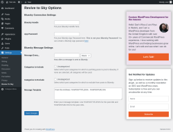 Page screenshot: Settings &rarr; Revive To Sky