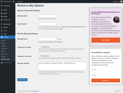 Page screenshot: Settings &rarr; Revive To Sky